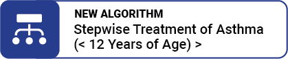 Stepwise Treatment of Asthma (<12 years of age)